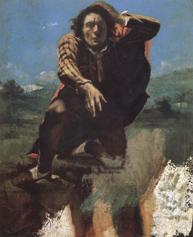 Gustave Courbet Desparing person